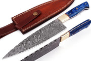 8-inch Damascus Chef Knife Damascus Steel Kitchen Knife Handmade Pro Chefs Knife