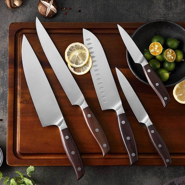 Best German 1.4116 Kitchen Knives Set