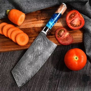 Damascus Chinese Cleaver Knife for Vegetables