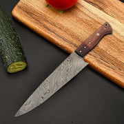 Fixed Blade Handmade Damascus Chef Knife