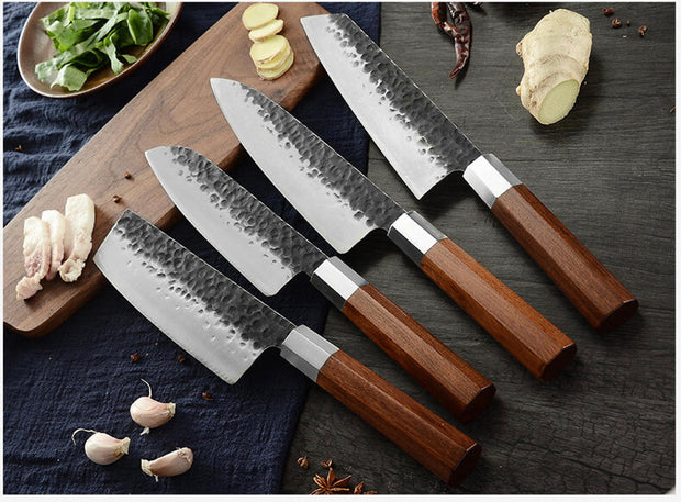 High Carbon Steel Kitchen Knives Set