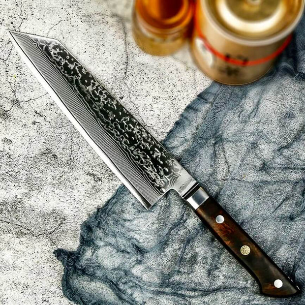 Japanese Damascus Kiritsuke Knife