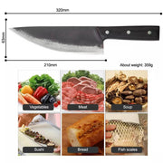 Serbian Chef Knife for Meat and Vegetables