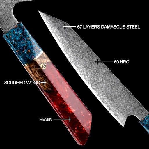 Sharp Damascus Chef Knife