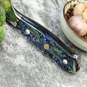 Sharp blade damascus steel knife for vegetables