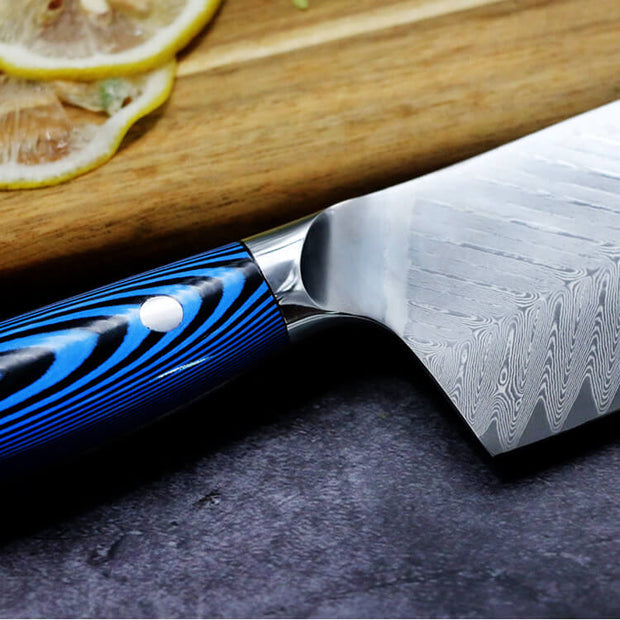 Strong Damascus Chef Knife for Vegetables