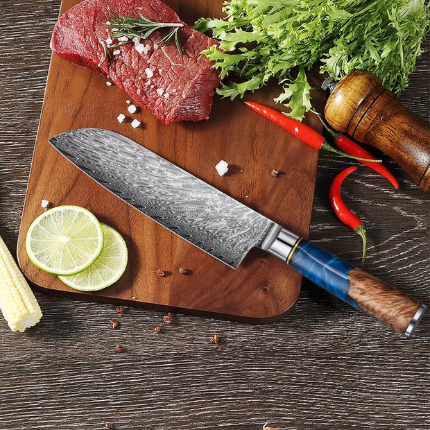 VG-10 Japanese Santoku Knife for Sale