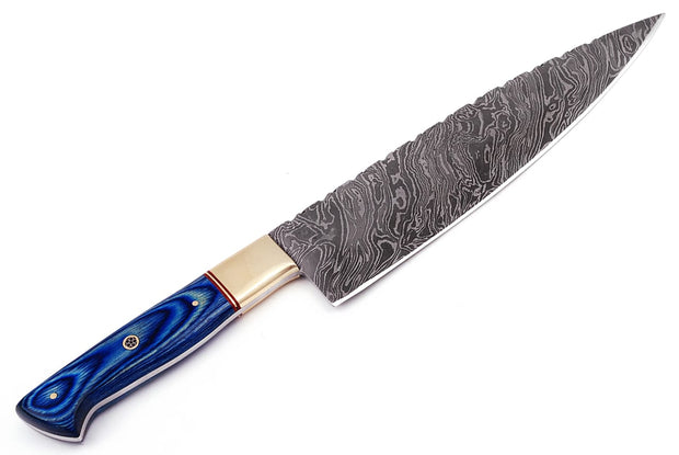 8-inch Damascus Chef Knife Damascus Steel Kitchen Knife Handmade Pro Chefs Knife